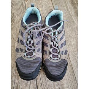 Columbia Womens Redmond V2 Graphite Blue Oasis Hiking Shoes Size 8